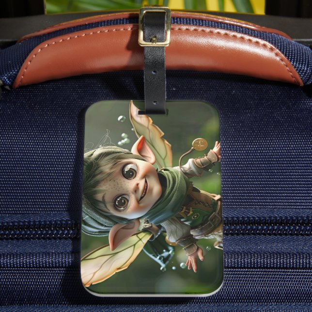 Etiqueta De Bagagem elfo grande (Frente Insitu 2)