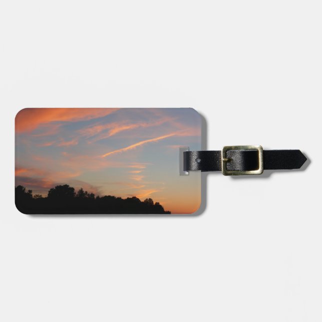 Etiqueta De Bagagem Elkridge Sunset Maryland Landscape (Frente Horizontal)