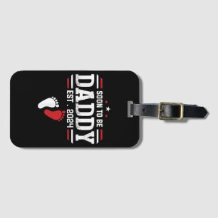 Etiqueta De Bagagem Em Breve Pai Pai 2024 Novo papai 2024