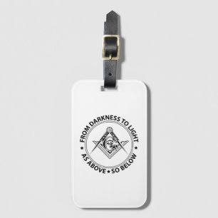 Etiqueta De Bagagem Emblema de Freemasonry