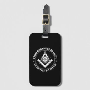 Etiqueta De Bagagem Emblema de Freemasonry