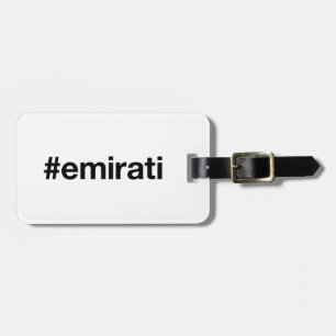 Etiqueta De Bagagem EMIRATI Hashtag