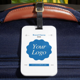 Etiqueta De Bagagem Empresa de Marca Personalizada | Logotipo moderno