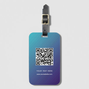 Etiqueta De Bagagem Endereço do site personalizado do código QR Scan B