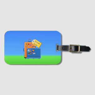 Etiqueta De Bagagem Enfermeira aposentada, embalada e pronta para ir