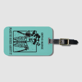 Etiqueta De Bagagem Enfermeira de Ortho personalizável de raio-x engra