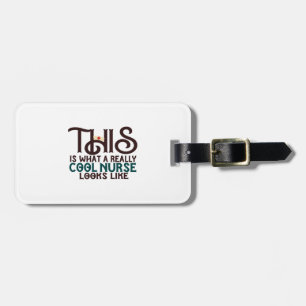 Etiqueta De Bagagem Enfermeira legal