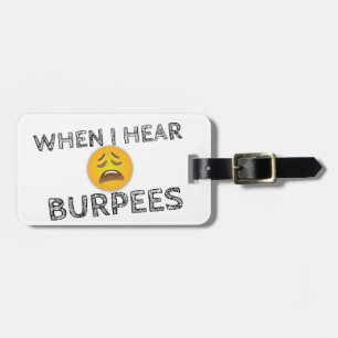 Etiqueta De Bagagem Engraçado Workout Gyor Humor
