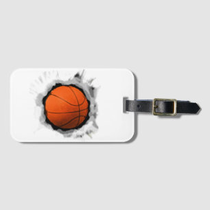 Etiqueta De Bagagem Engrenagem do basquetebol