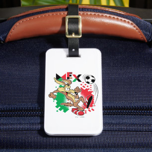 Etiqueta De Bagagem Equipe México de Futebol Gráfico do WILE E. COYOTE