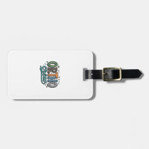 Etiqueta De Bagagem Equipe Orto Vintage Equipe de Odontologia Design V
