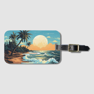 Etiqueta De Bagagem Escape tropical