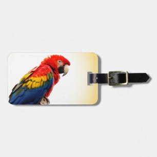 Etiqueta De Bagagem Escarlate do Macaw