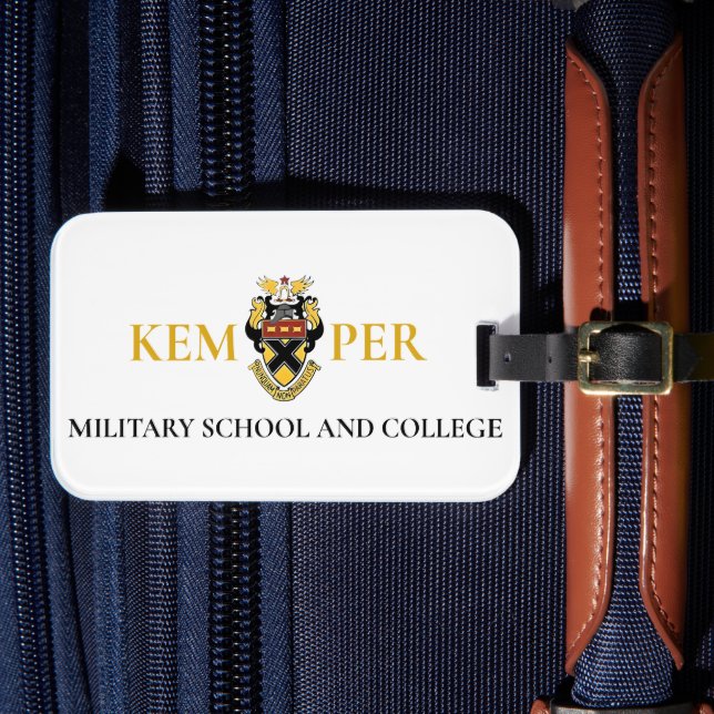 Etiqueta De Bagagem Escola Militar Kemper (Frente Insitu 4)