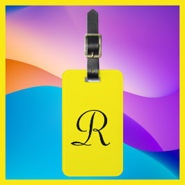 Etiqueta De Bagagem ESCOLHA A SUA COR Bag Lopes Monograma Amarelo