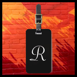 Etiqueta De Bagagem ESCOLHA A SUA COR Monograma Marca de Bagagem