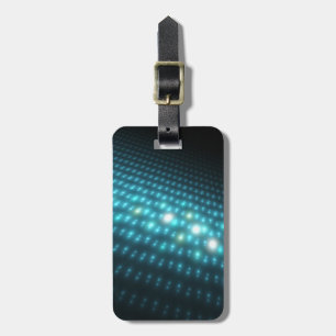 Etiqueta De Bagagem Esferas azuis 3D