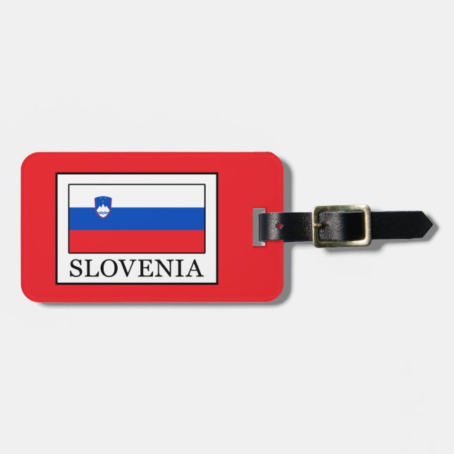 Etiqueta De Bagagem Eslovênia (Frente Horizontal)