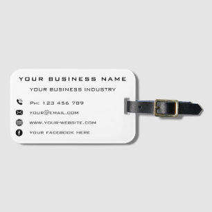Etiqueta De Bagagem Especial Personalizado de Promocional de Empresa 