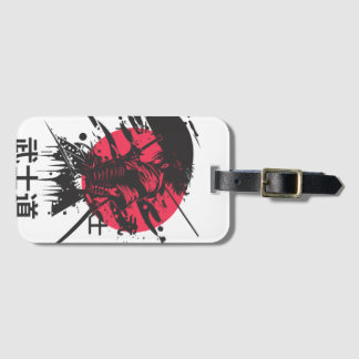 Etiqueta De Bagagem Espírito Bushido: Estética do Guerreiro Samurai