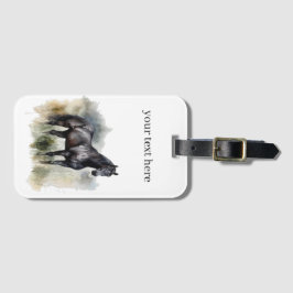 Etiqueta De Bagagem Espírito do Estalão Selvagem, costume