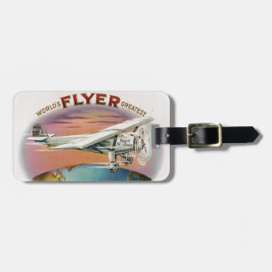 Etiqueta De Bagagem Espírito do vintage do insecto do mundo o grande