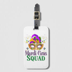 Etiqueta De Bagagem Esquadrão do Mardi Gras