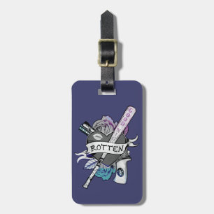 Etiqueta De Bagagem Esquadrão Suicida   Harley Quinn "Rotten" Tatuage