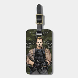 Etiqueta De Bagagem Esquadrão Suicida Rick Flag Quic Book Art