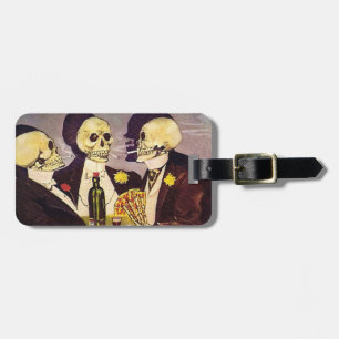 Etiqueta De Bagagem Esqueletos de jogo