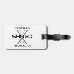 Etiqueta De Bagagem Esqui Técnico Compartilhado Certificado
