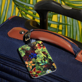 Etiqueta De Bagagem Está na etiqueta das cores