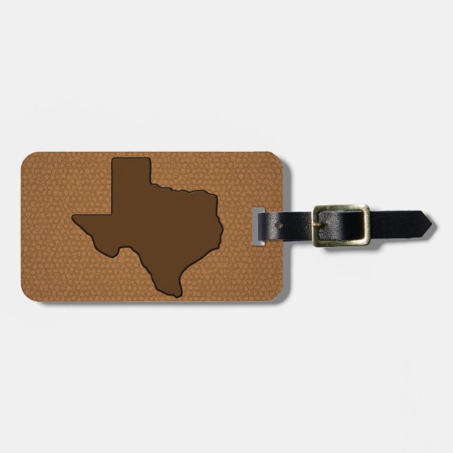 Etiqueta De Bagagem Estado Russo do Texas (Frente Horizontal)
