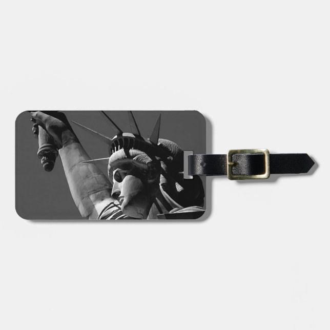 Etiqueta De Bagagem Estátua da Liberdade (Frente Horizontal)