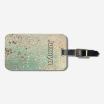 Esteira da Glittery em Mar Verde Personalizada