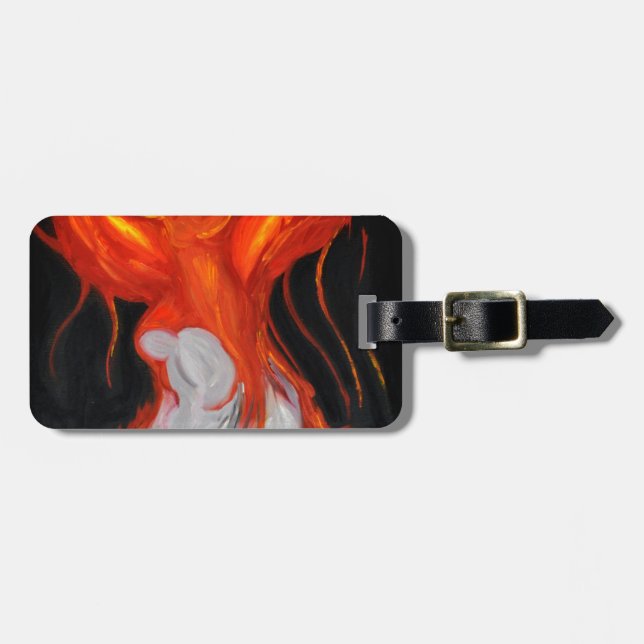 Etiqueta De Bagagem Estilo de Phoenix (Frente Horizontal)