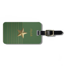 Estrela Dourada em Verde