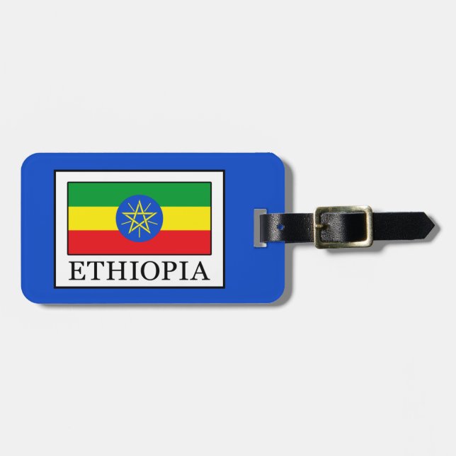 Etiqueta De Bagagem Etiópia (Frente Horizontal)