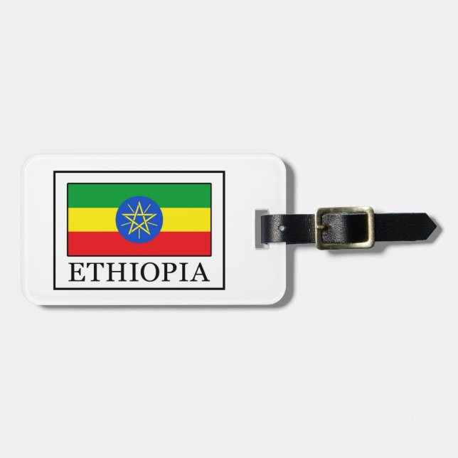 Etiqueta De Bagagem Etiópia (Frente Horizontal)