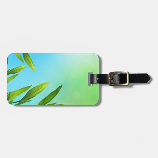 Etiqueta De Bagagem Etiqueta da bagagem do modelo (Frente Horizontal)