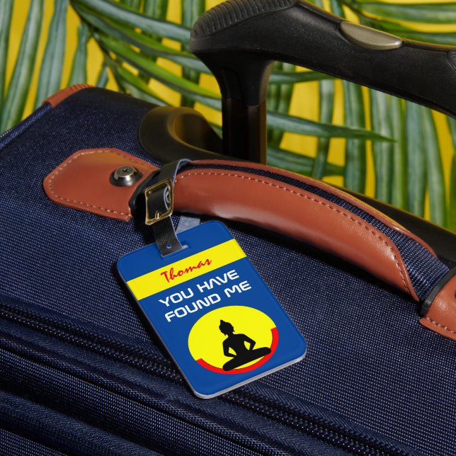 Etiqueta De Bagagem Etiqueta de Atenção de Bag Personalizada (Frente Insitu 1)