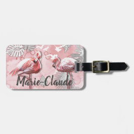 Etiqueta De Bagagem Étiquette À Bagage Flamant rose / Flamingo