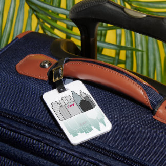 Etiqueta De Bagagem Étiquettes à bagages skyline
