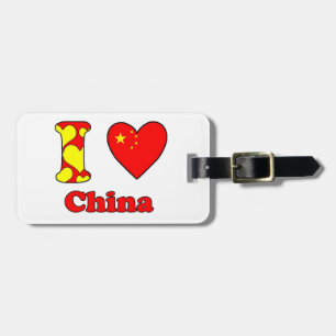 Etiqueta De Bagagem Eu amo a China