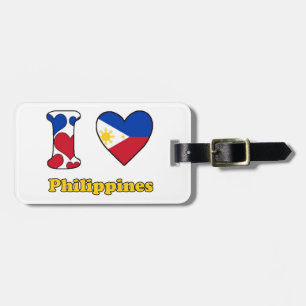 Etiqueta De Bagagem Eu amo Filipinas