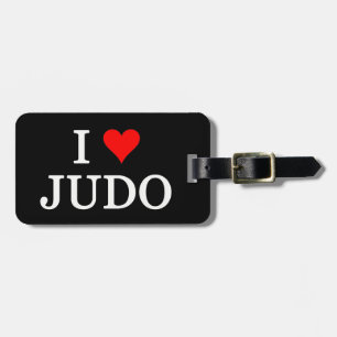 Etiqueta De Bagagem Eu Amo Judo
