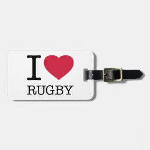 ETIQUETA DE BAGAGEM EU AMO RUGBY