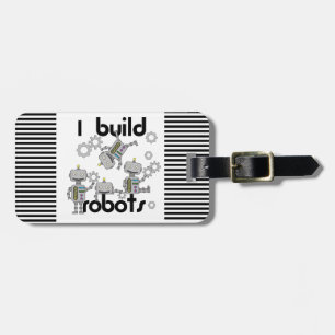 Etiqueta De Bagagem Eu construo robôs