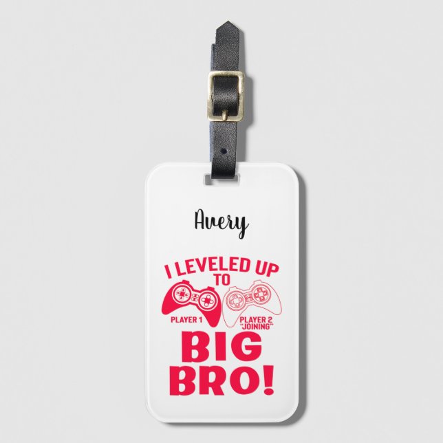 ETIQUETA DE BAGAGEM "EU FIQUEI NO GRANDE BRO! (Frente Vertical)