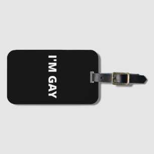 Etiqueta De Bagagem Eu sou gay
